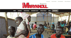 Desktop Screenshot of maryknollmagazine.org